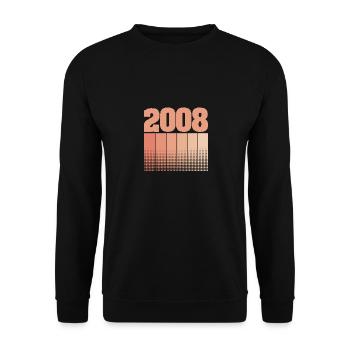 2008 - Unisex Pullover - Schwarz - Vorne - Alina (178cm) & Michal (187cm)