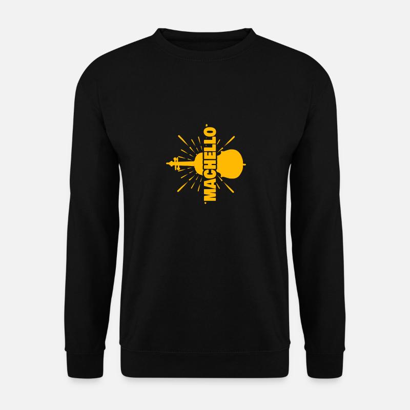 Vorname Machello - Unisex Pullover - Schwarz