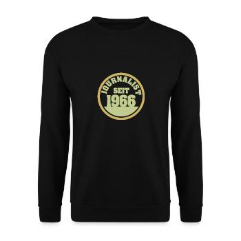 Jahr 1966 - Unisex Pullover - Schwarz - Vorne - Alina (178cm) & Michal (187cm)