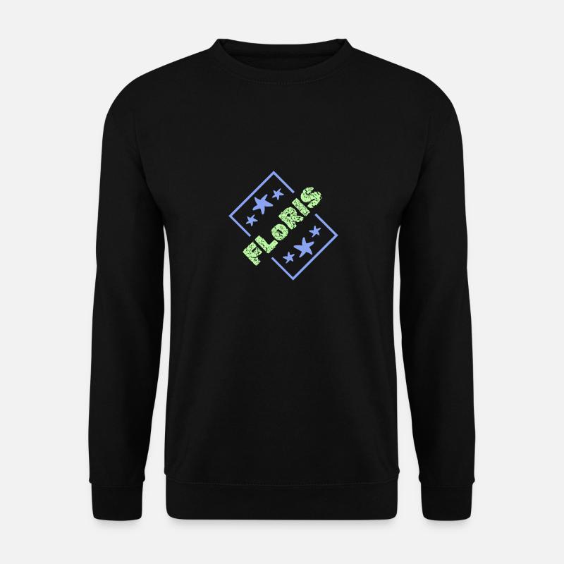 First name birthday Floris - Unisex Sweatshirt - black