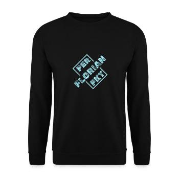 Perfekt Florian - Unisex Pullover - Schwarz - Vorne - Alina (178cm) & Michal (187cm)