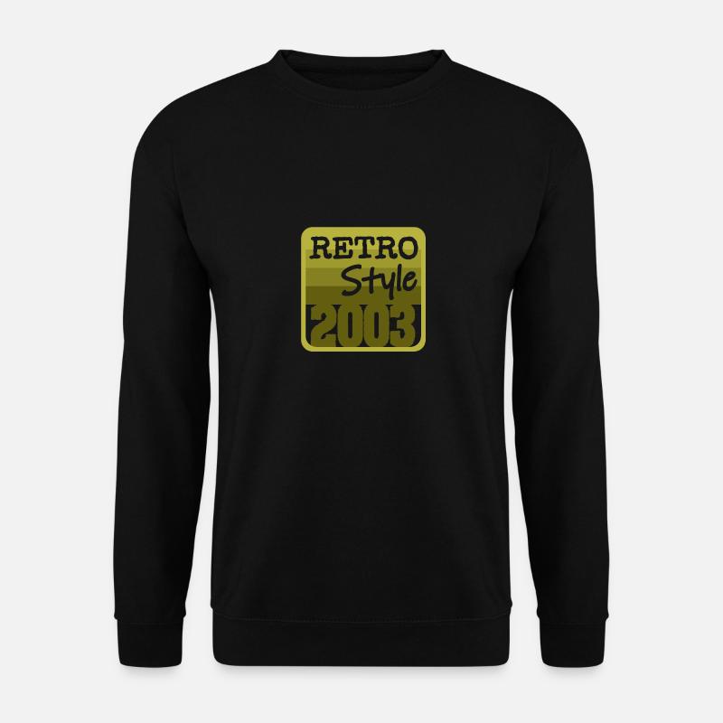 Retro Style 2003 - Unisex Pullover - Schwarz