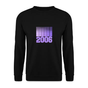 Né en 2006 - Sweat-shirt Unisexe - noir - Devant - Alina (178cm) & Michal (187cm)