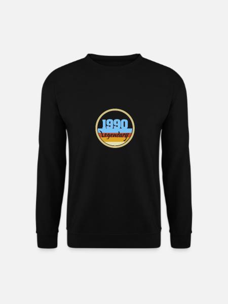 Born 1990 - Unisex Sweatshirt - black