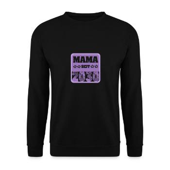 seit 2030 - Unisex Pullover - Schwarz - Vorne - Alina (178cm) & Michal (187cm)