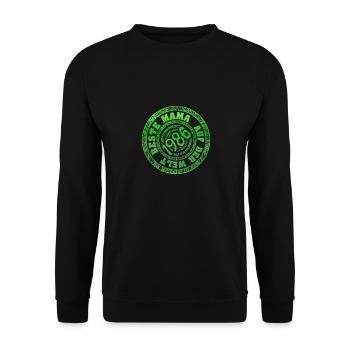 mutti 1986 - Unisex Pullover - Schwarz - Vorne - Alina (178cm) & Michal (187cm)