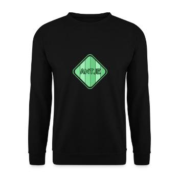 Mädchen Antje - Unisex Pullover - Schwarz - Vorne - Alina (178cm) & Michal (187cm)