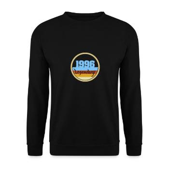 1996 - Unisex Sweatshirt - black - Front - Alina (178cm) & Michal (187cm)