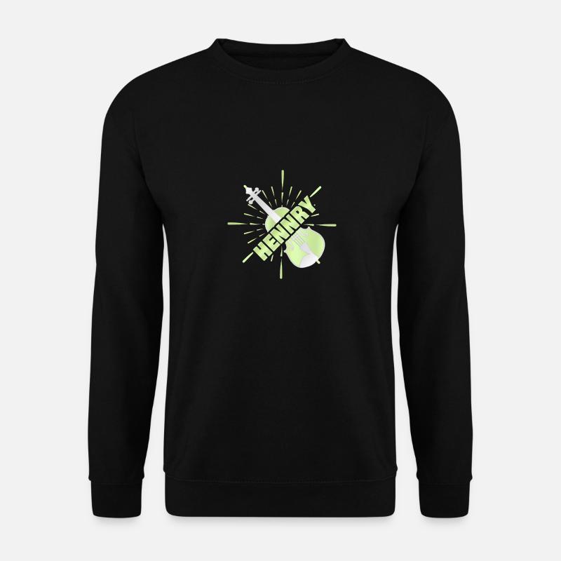 String instrument Hennry - Unisex Sweatshirt - black