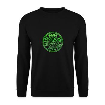 mutti 1983 - Unisex Pullover - Schwarz - Vorne - Alina (178cm) & Michal (187cm)