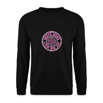Mama 2010 - Unisex Pullover - Schwarz - Vorne - Alina (178cm) & Michal (187cm)