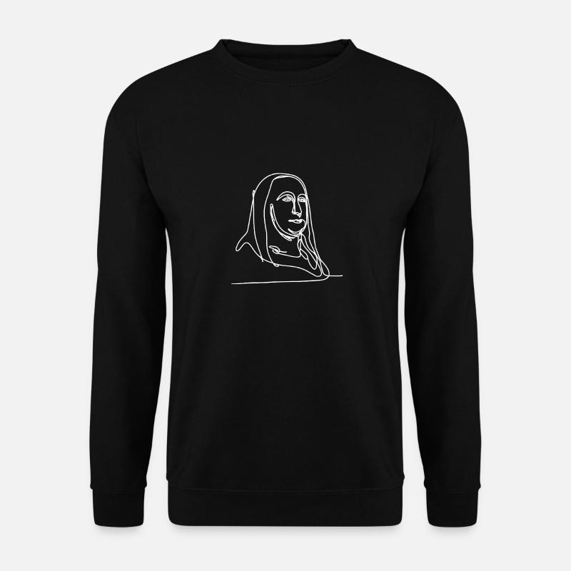 Mona Lisa Mona Lisa - Unisex Pullover - Schwarz
