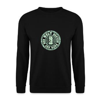 Jahr 1978 - Unisex Pullover - Schwarz - Vorne - Alina (178cm) & Michal (187cm)