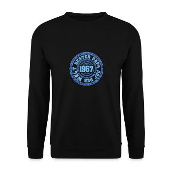 Jahr 1967 - Unisex Pullover - Schwarz - Vorne - Alina (178cm) & Michal (187cm)