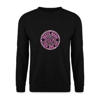 Mutter 2004 - Unisex Pullover - Schwarz - Vorne - Alina (178cm) & Michal (187cm)
