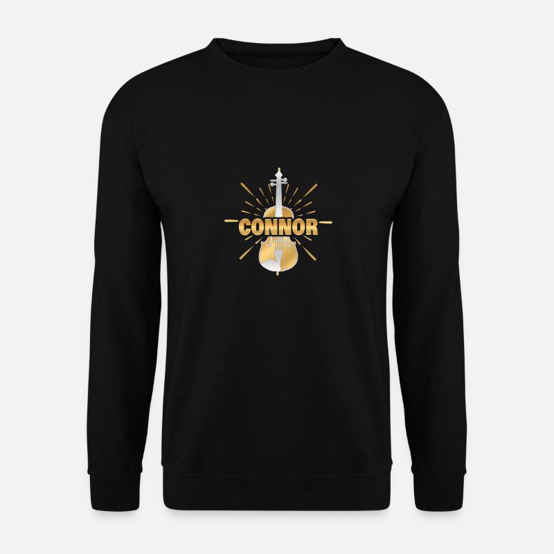 Connor as a violinist - Unisex Sweatshirt - black