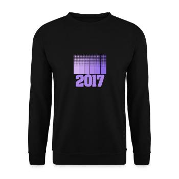 2017 - Unisex Pullover - Schwarz - Vorne - Alina (178cm) & Michal (187cm)