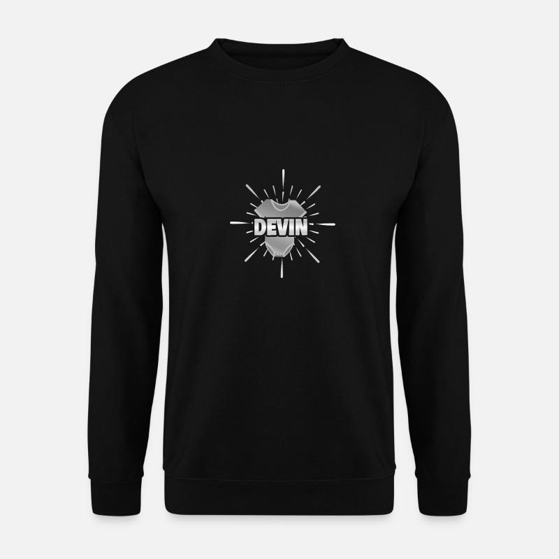 Devin de naissance - Sweat-shirt Unisexe - noir