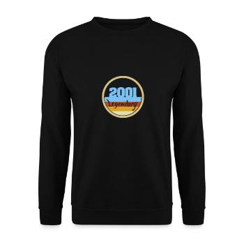 Year 2001 - Unisex Sweatshirt - black - Front - Alina (178cm) & Michal (187cm)