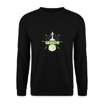 String instrument Gereon - Unisex Sweatshirt - black - Front - Alina (178cm) & Michal (187cm)
