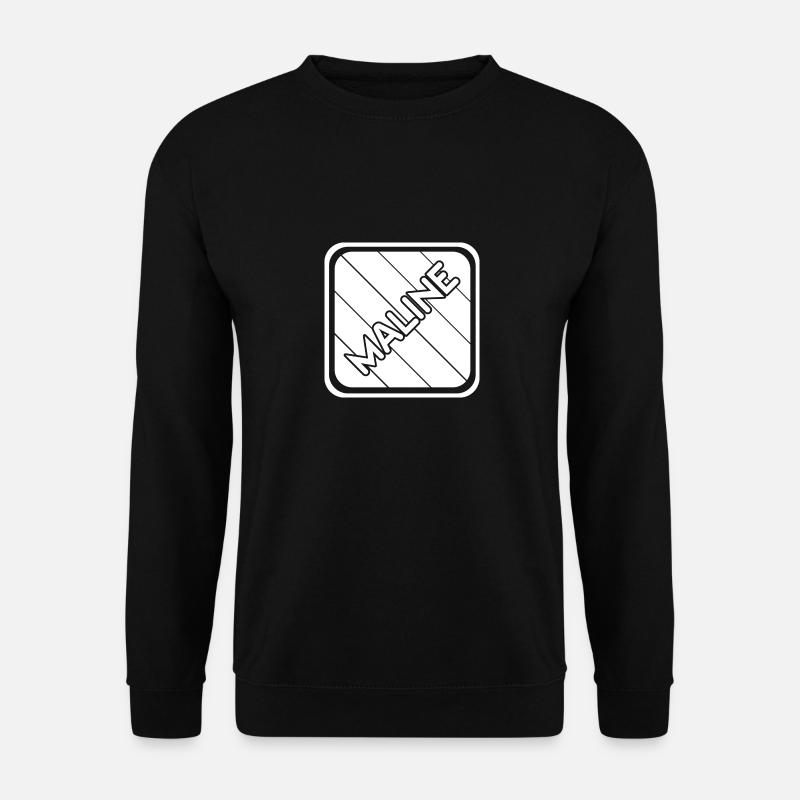 First name Maline - Unisex Sweatshirt - black