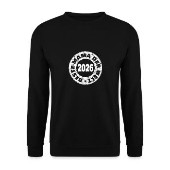 Mother's Day 2026 - Unisex Sweatshirt - black - Front - Alina (178cm) & Michal (187cm)