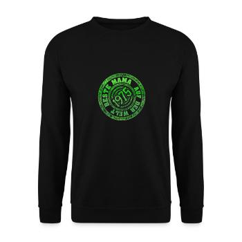 1975 - Unisex Pullover - Schwarz - Vorne - Alina (178cm) & Michal (187cm)