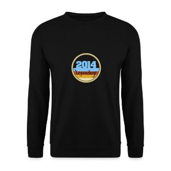2014 - Unisex Sweatshirt - black - Front - Alina (178cm) & Michal (187cm)