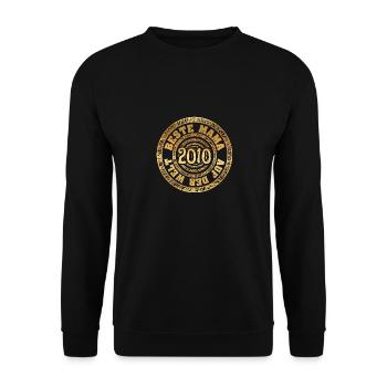 2010 - Unisex Sweatshirt - black - Front - Alina (178cm) & Michal (187cm)