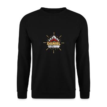 Bowling Daniel - Sweat-shirt Unisexe - noir - Devant - Alina (178cm) & Michal (187cm)