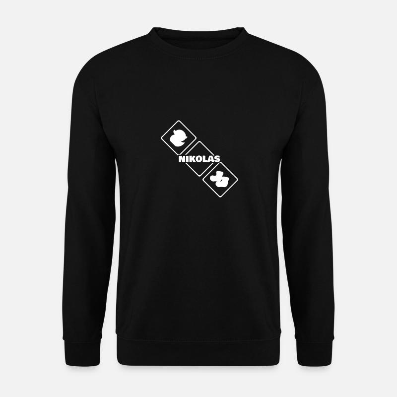 Nikolas - Unisex Pullover - Schwarz