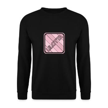Lilotta as a first name - Unisex Sweatshirt - black - Front - Alina (178cm) & Michal (187cm)