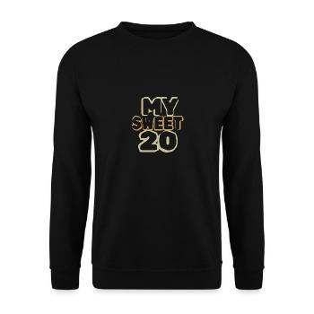 Süß 20 - Unisex Pullover - Schwarz - Vorne - Alina (178cm) & Michal (187cm)