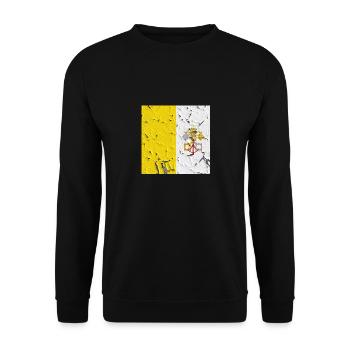 Vatican City Vatican City - Unisex Sweatshirt - black - Front - Alina (178cm) & Michal (187cm)
