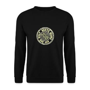 Baby 2018 - Unisex Sweatshirt - black - Front - Alina (178cm) & Michal (187cm)