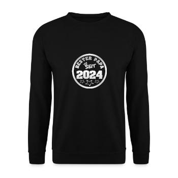 2024 - Unisex Pullover - Schwarz - Vorne - Alina (178cm) & Michal (187cm)
