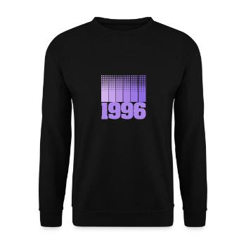 1996 - Unisex Sweatshirt - black - Front - Alina (178cm) & Michal (187cm)