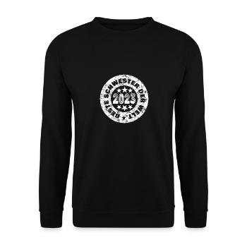 2023 - Unisex Pullover - Schwarz - Vorne - Alina (178cm) & Michal (187cm)