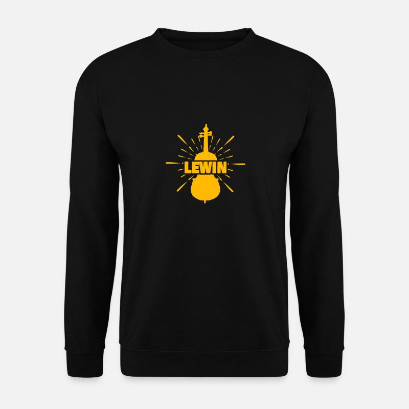 Vorname Lewin - Unisex Pullover - Schwarz