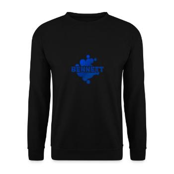 Gift for Bennett - Unisex Sweatshirt - black - Front - Alina (178cm) & Michal (187cm)