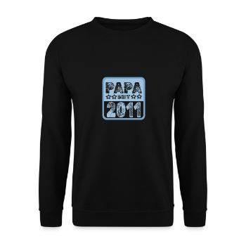 Papa 2011 - Unisex Pullover - Schwarz - Vorne - Alina (178cm) & Michal (187cm)