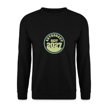 2027 - Sweat-shirt Unisexe - noir - Devant - Alina (178cm) & Michal (187cm)