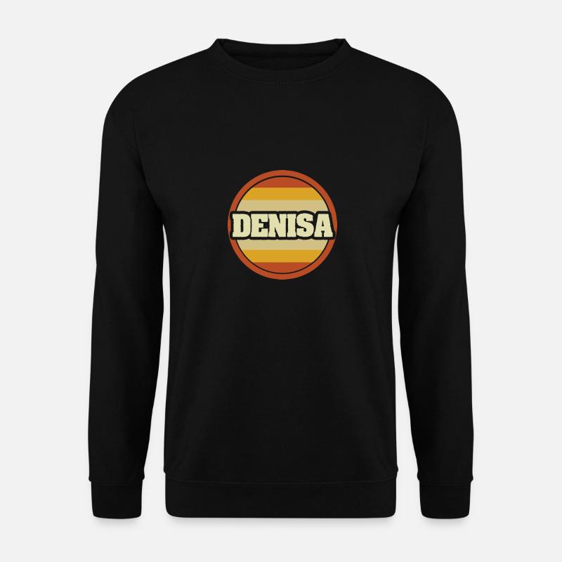 First name Denisa - Unisex Sweatshirt - black