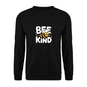 abeille abeille apicultrice abeille abeille - Sweat-shirt Unisexe - noir - Devant - Alina (178cm) & Michal (187cm)