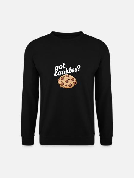 Cookies Cookie Biscuits Biscuits Chocolate - Unisex Sweatshirt - black