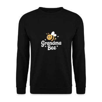 Honigbiene Imker Bienen Biene - Unisex Pullover - Schwarz - Vorne - Alina (178cm) & Michal (187cm)
