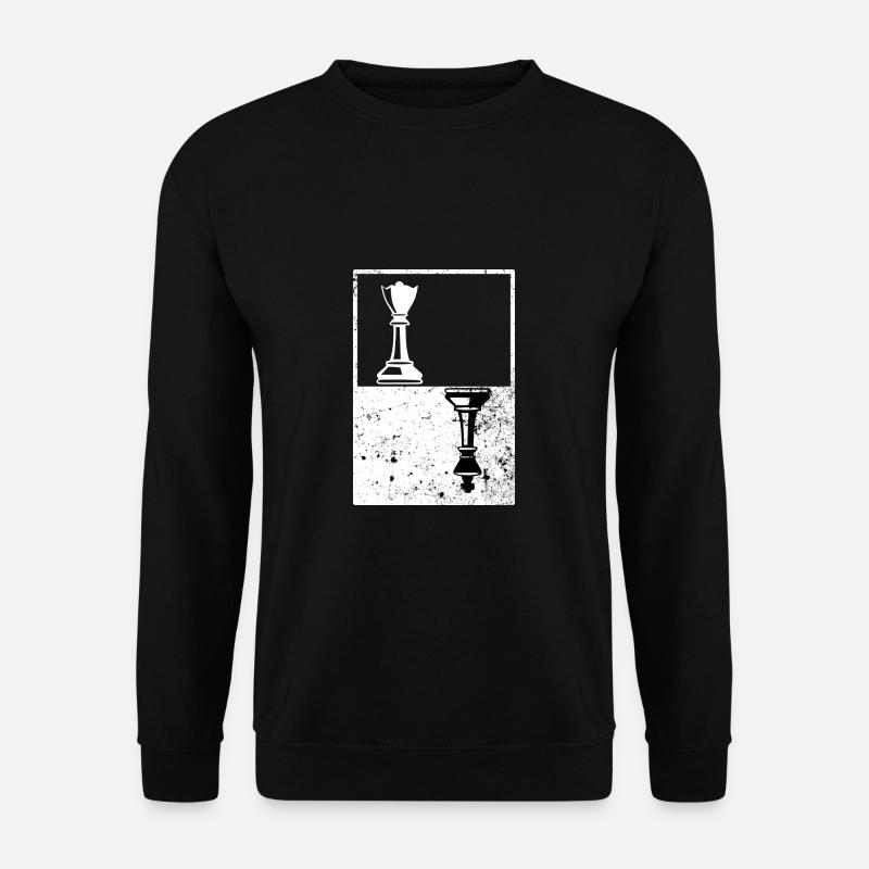 Chess runner lady - Unisex Sweatshirt - black