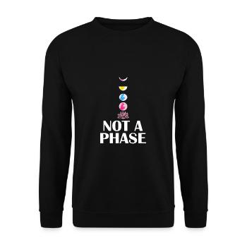 Pansexuel Stolz Drôle de Design couleurs de - Sweat-shirt Unisexe - noir - Devant - Alina (178cm) & Michal (187cm)