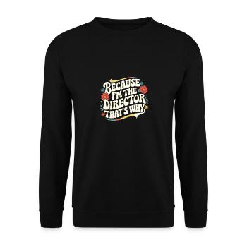 Filmmaker Film Director Cinematographer Film - Unisex Sweatshirt - black - Front - Alina (178cm) & Michal (187cm)