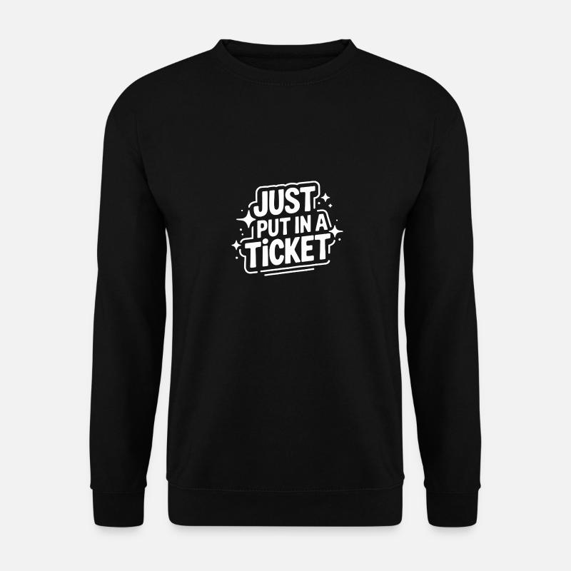 Technischer Support Computerfreak Nerd - Unisex Pullover - Schwarz